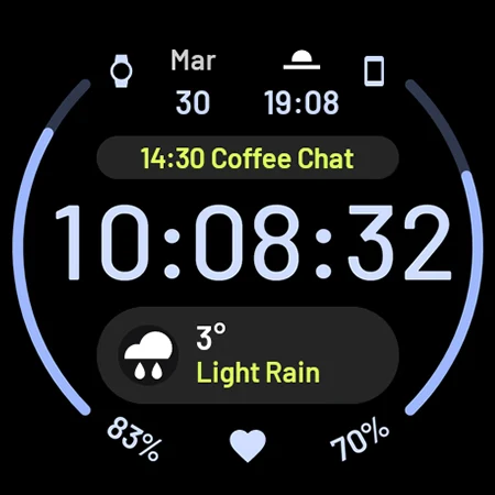 React: Watch face - Image screenshot of android app