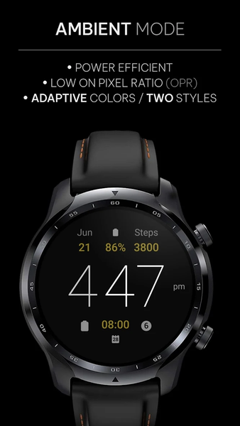 Simple Digital Watch Face - عکس برنامه موبایلی اندروید