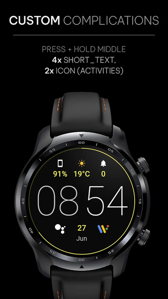 Simple Digital Watch Face - عکس برنامه موبایلی اندروید