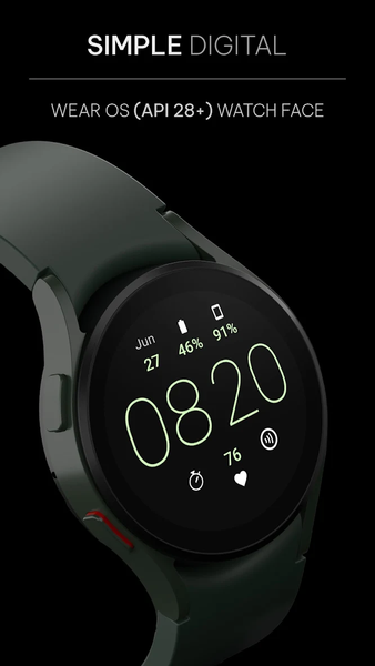 Watch face digital sale