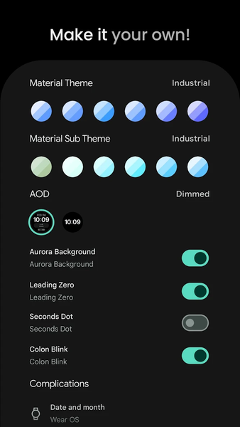 Soft Watch Face - Image screenshot of android app