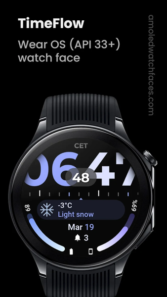 TimeFlow Watch Face - عکس برنامه موبایلی اندروید