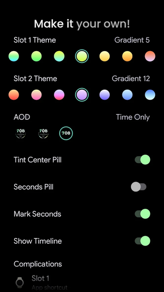 TimeFlow Watch Face - عکس برنامه موبایلی اندروید