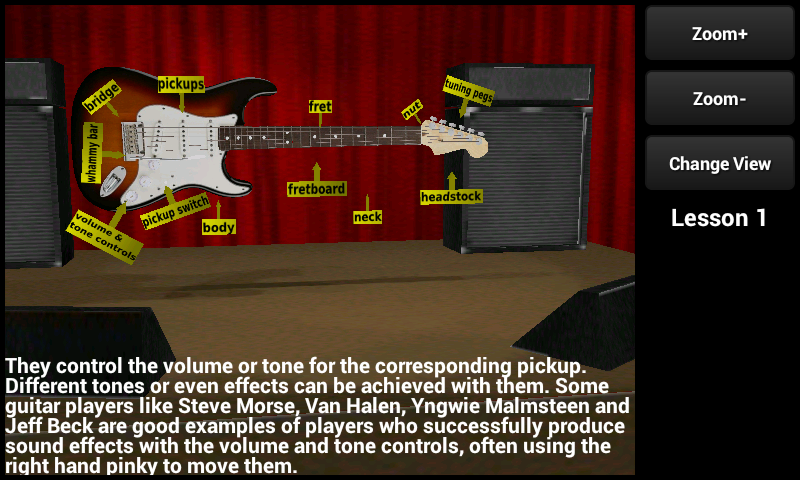 Guitar JumpStart ۳D Lite - عکس برنامه موبایلی اندروید