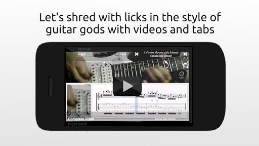 Shred Guitar Mastery lite - عکس برنامه موبایلی اندروید