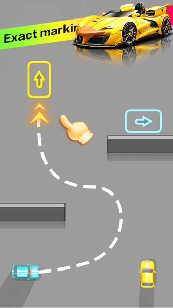 Draw Parking：Don’t crash - Gameplay image of android game