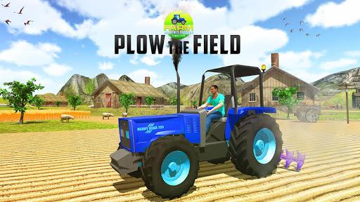 Farm Tractor Machine Simulator - Gameplay image of android game