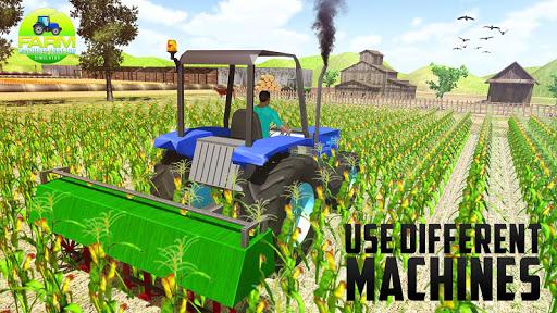 Farm Tractor Machine Simulator - عکس بازی موبایلی اندروید