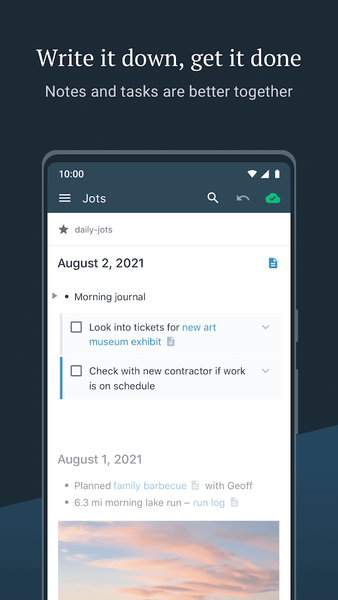 Amplenote - Image screenshot of android app