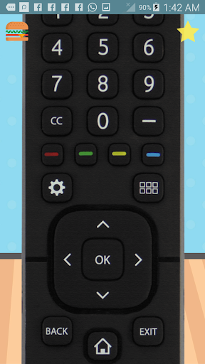 Remote Control For Hisense TV - Image screenshot of android app