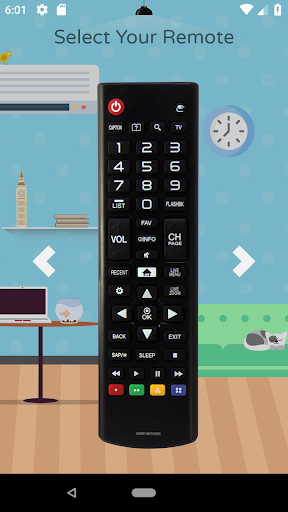 Remote Control For LG 32L TV - Image screenshot of android app