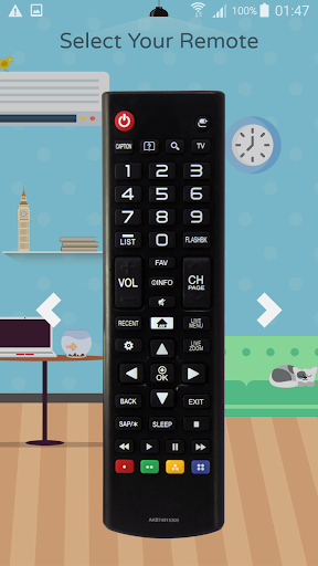 Remote For LG TV Smart + IR - Image screenshot of android app