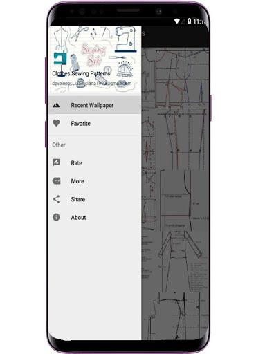Clothes Sewing Patterns - Image screenshot of android app