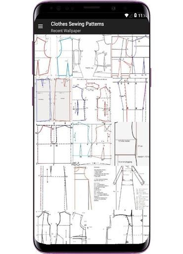 Clothes Sewing Patterns - Image screenshot of android app