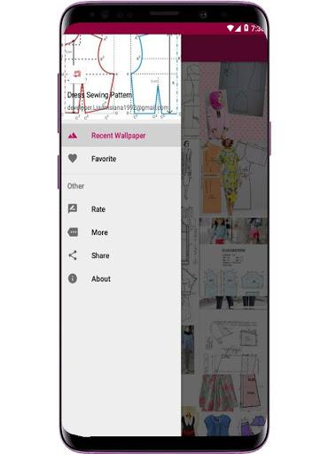 Dress Sewing Pattern - Image screenshot of android app