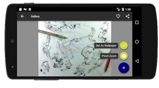 Pen Sketching and Drawing - Image screenshot of android app