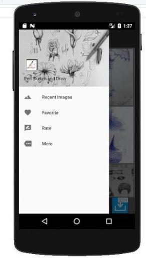 Pen Sketching and Drawing - Image screenshot of android app