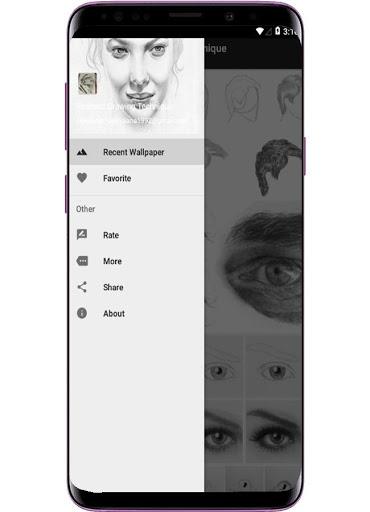 Realistic Drawing Technique - Image screenshot of android app