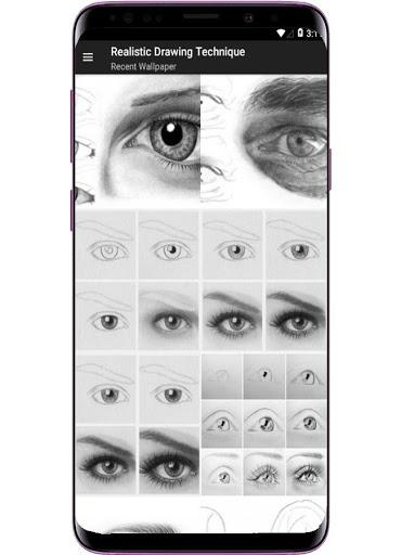 Realistic Drawing Technique - Image screenshot of android app