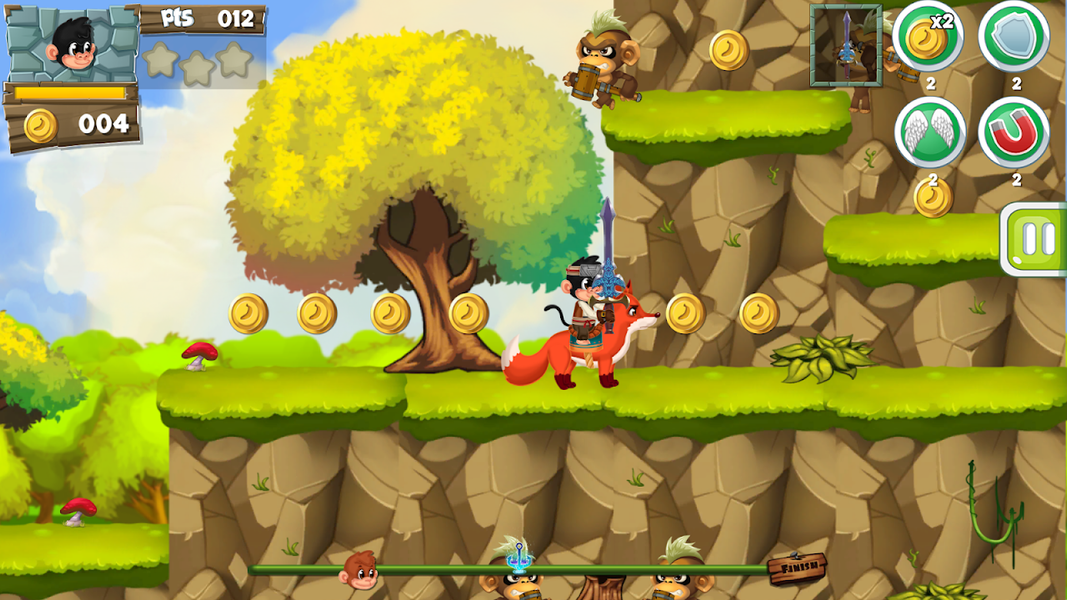 Super Monkey Legend – میمون قهرمان - عکس بازی موبایلی اندروید