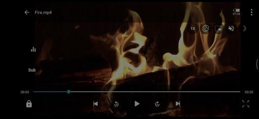 4K ULTRA HD AM VIDEO PLAYER FX - Image screenshot of android app