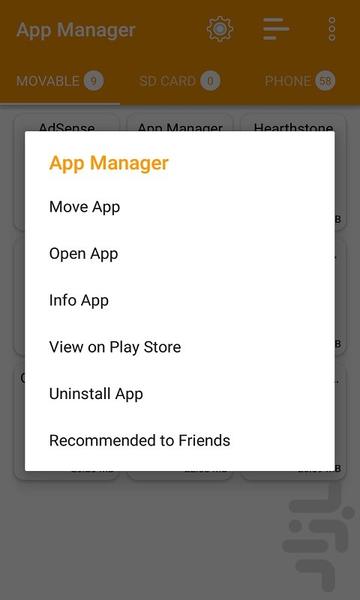 App Manager - Image screenshot of android app