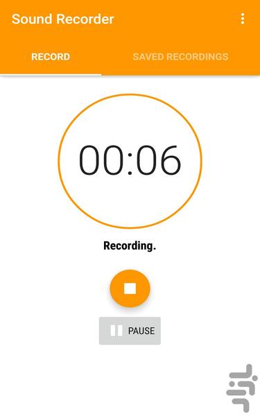 ضبط کننده صدا - عکس برنامه موبایلی اندروید