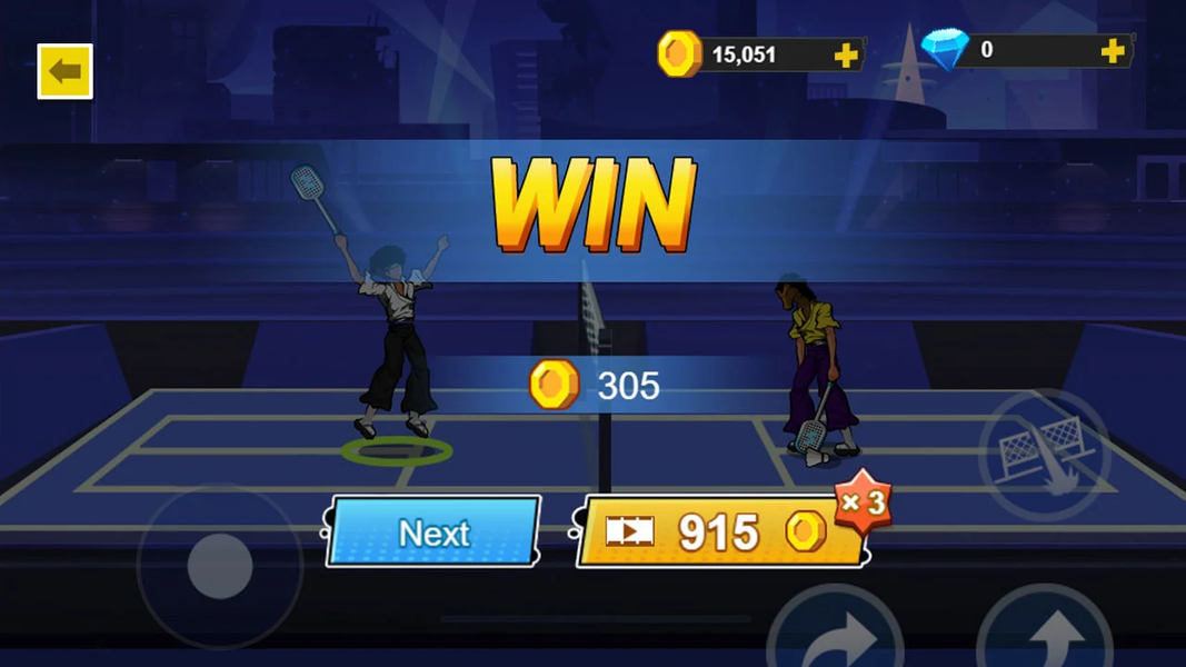 Super Badminton - Gameplay image of android game