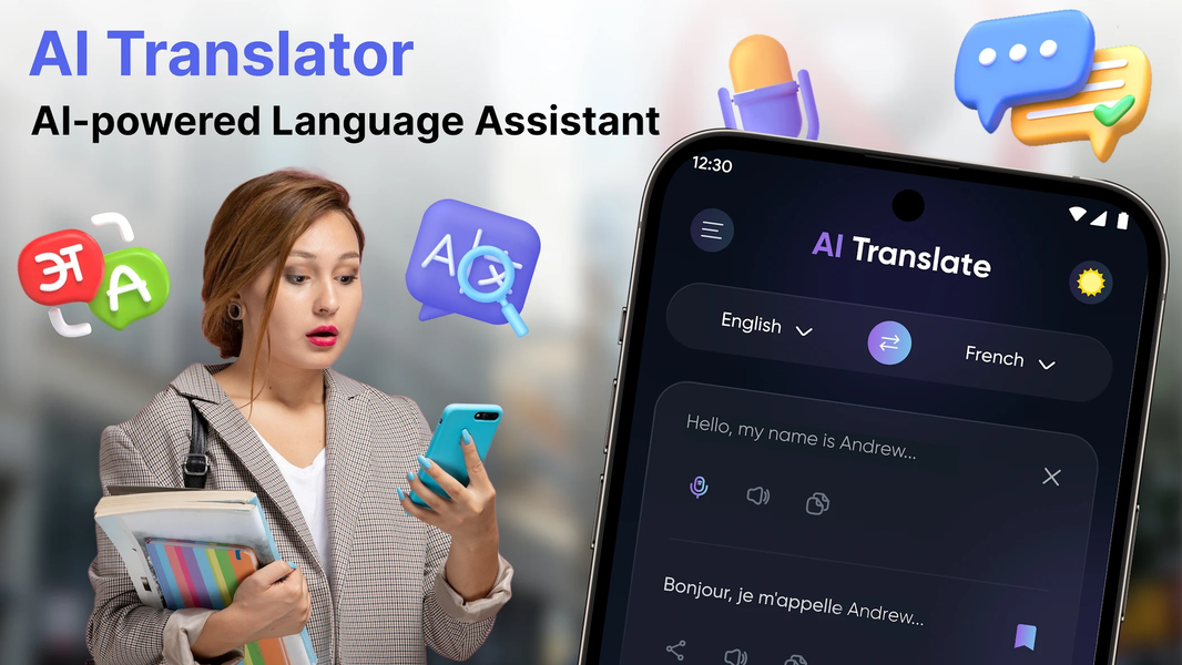 AI Translator: Translate Voice - Image screenshot of android app