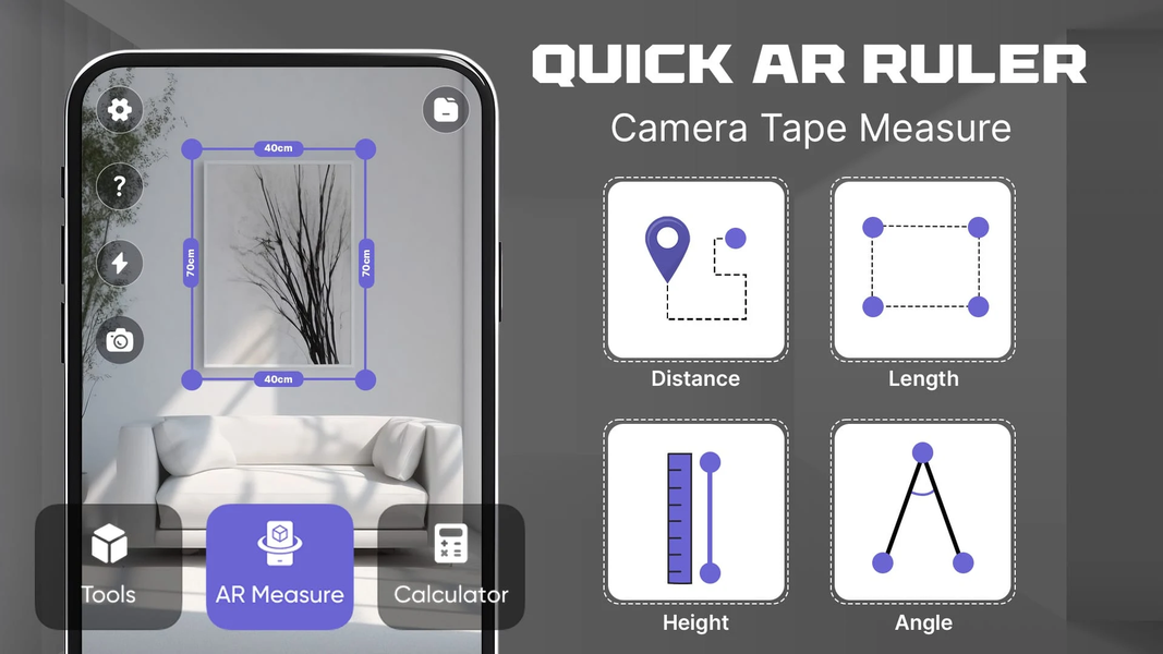 AR Ruler: Fast Tape Measure - Image screenshot of android app