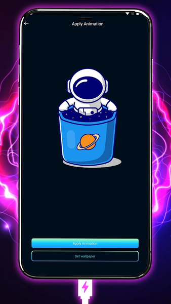 Battery Charging Animation Pro - عکس برنامه موبایلی اندروید