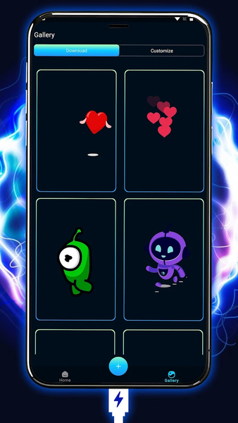 Battery Charging Animation Pro - عکس برنامه موبایلی اندروید