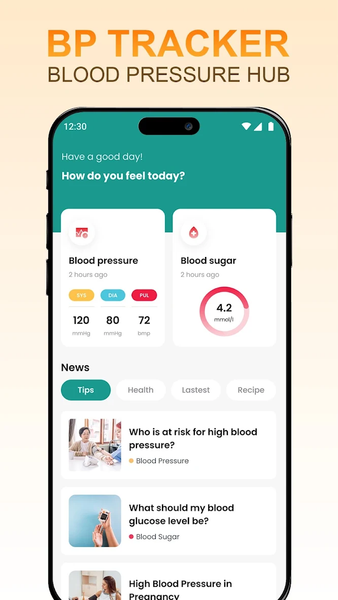 Blood Pressure: BP Tracker - عکس برنامه موبایلی اندروید