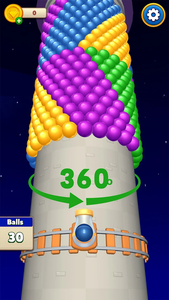 Bubble Popper Ballz - عکس بازی موبایلی اندروید