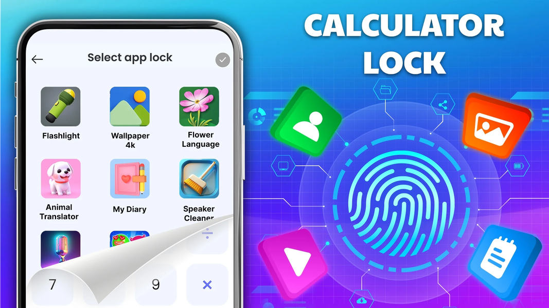 Calculator Lock: Gallery Lock - عکس برنامه موبایلی اندروید