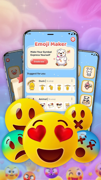 DIY Cute Sticker & Emoji Maker - عکس برنامه موبایلی اندروید