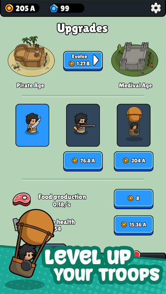 Epic Ancient: Warrior Fight - Gameplay image of android game