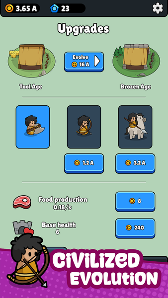 Epic Ancient: Warrior Fight - Gameplay image of android game