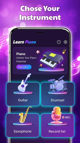 Learn Piano - Piano Keys - عکس برنامه موبایلی اندروید