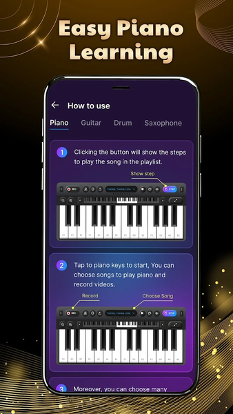 Learn Piano - Piano Keys - عکس برنامه موبایلی اندروید