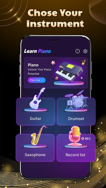 Learn Piano - Piano Keys - عکس برنامه موبایلی اندروید