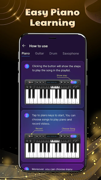 Learn Piano - Piano Keys - عکس برنامه موبایلی اندروید