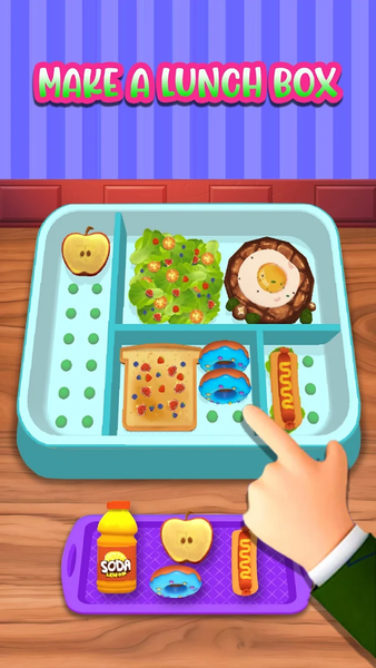 DIY Lunch Box: Organize Game - عکس بازی موبایلی اندروید