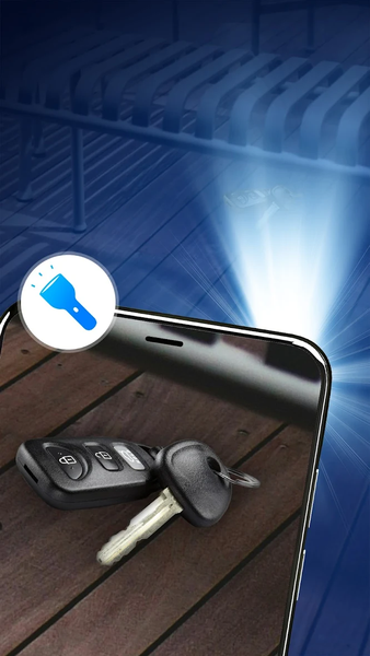 Phone Magnifier & Flashlight - عکس برنامه موبایلی اندروید