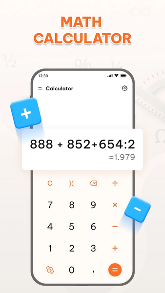 Calculator Plus - Math Solver - عکس برنامه موبایلی اندروید