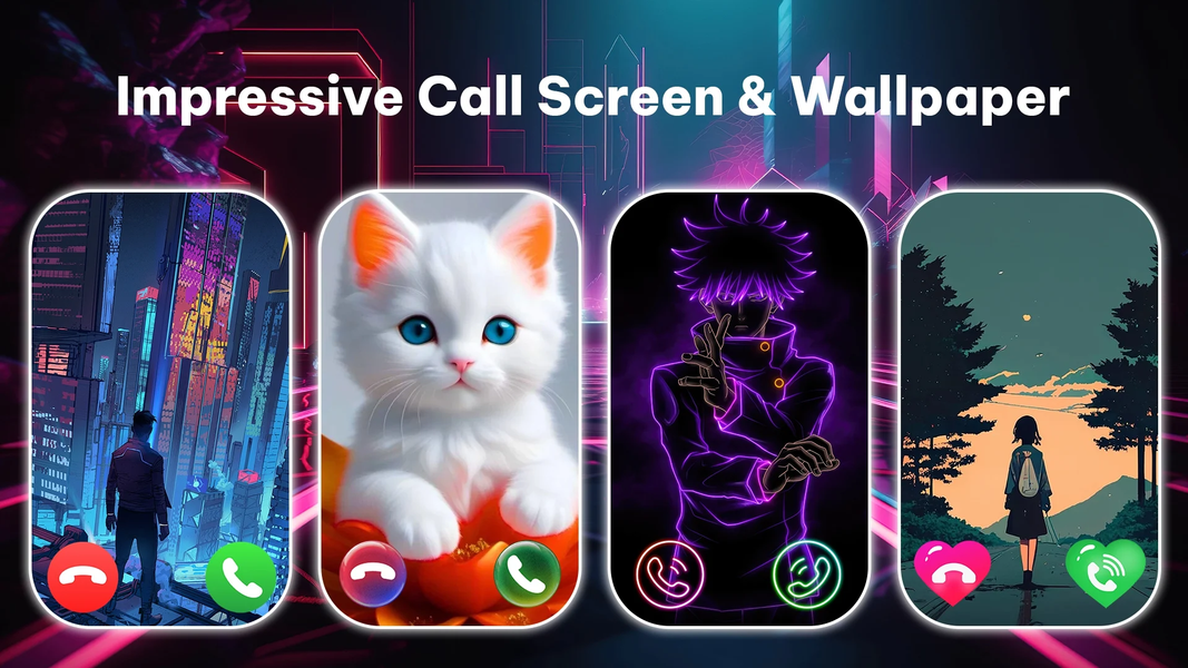 Call Theme - Color Phone Call - عکس برنامه موبایلی اندروید