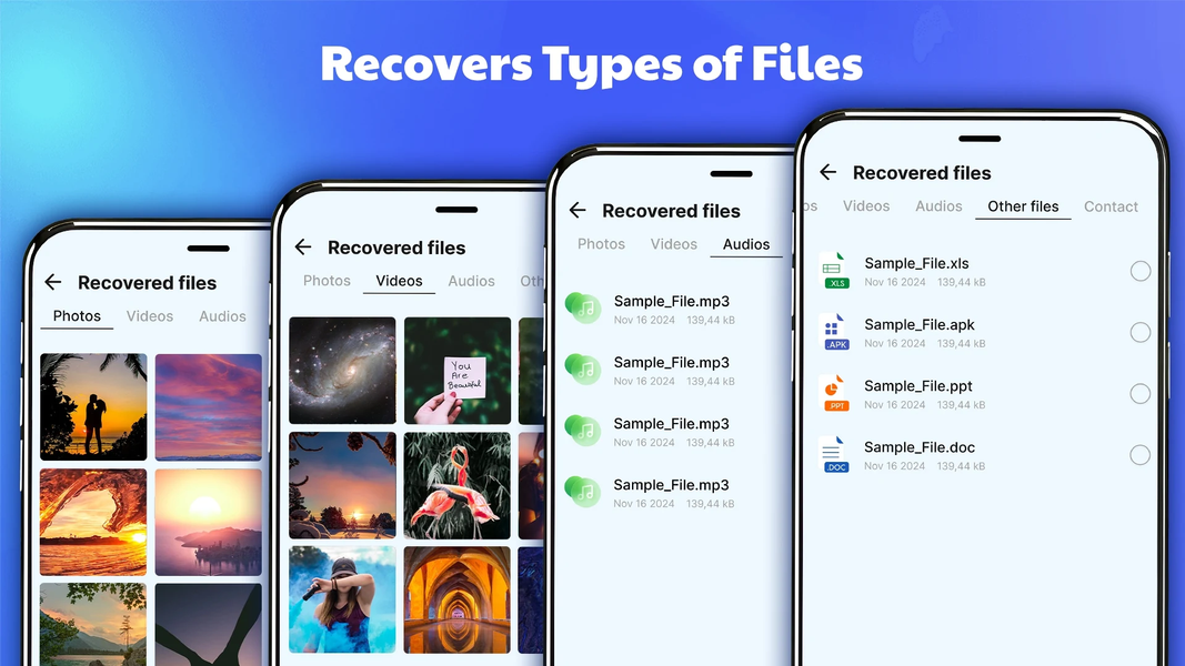 Photo Recovery, Data Recovery - Image screenshot of android app