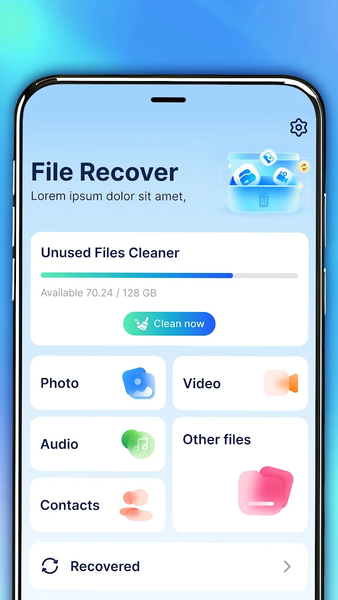 Photo Recovery, Data Recovery - Image screenshot of android app