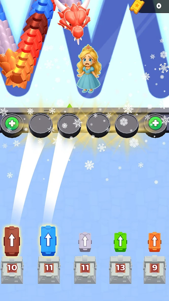 Girl Rescue: Dragon Puzzle - Gameplay image of android game
