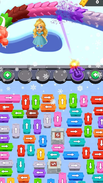Girl Rescue: Dragon Puzzle - Gameplay image of android game